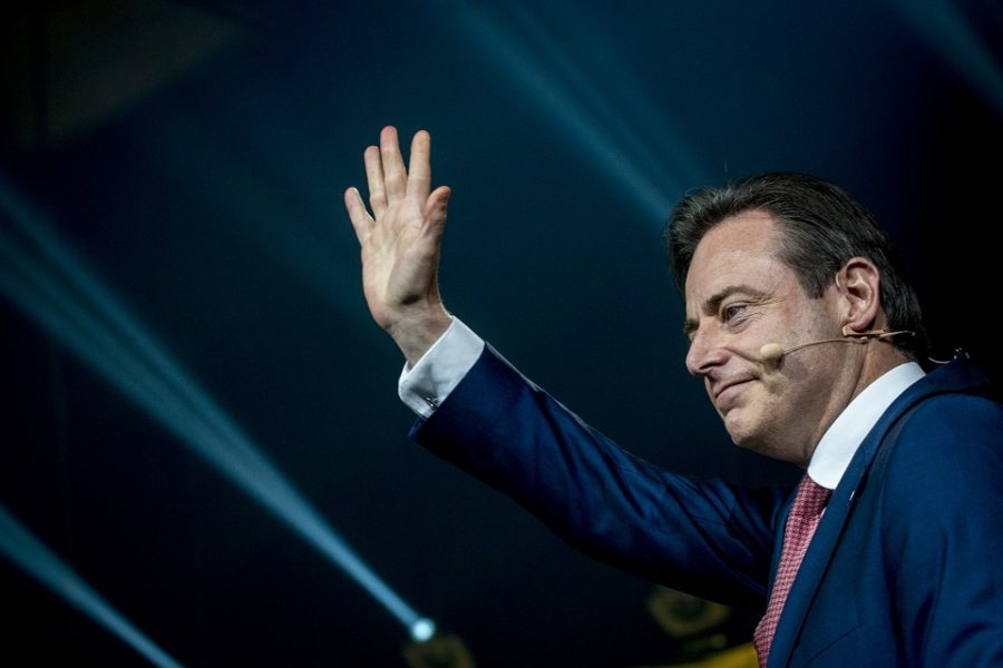 Bart De Wever tijdens een partijcongres van de N-VA.