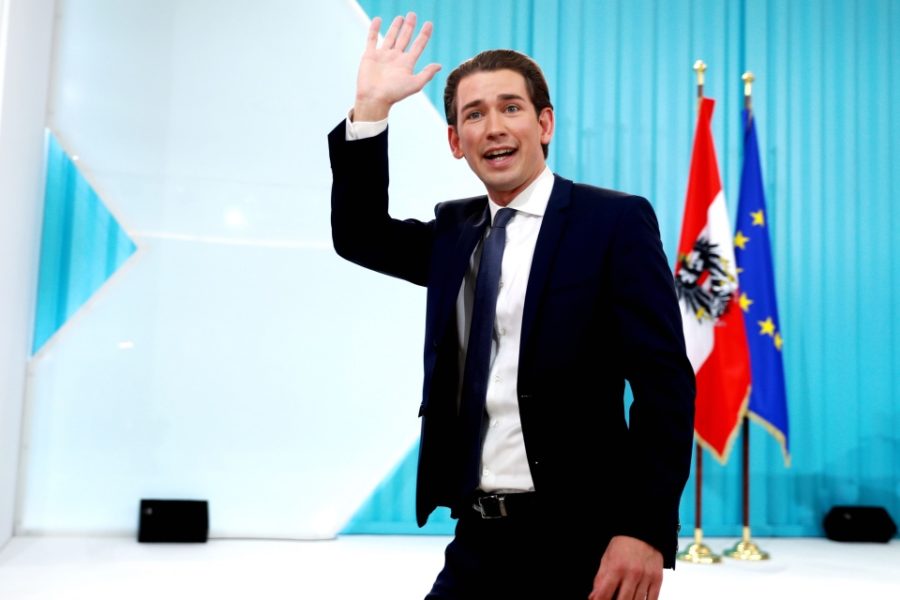 Of Sebastian Kurz de nieuwe Oostenrijkse kanselier wordt of niet, de politiek
ligt er in een rechtse plooi.