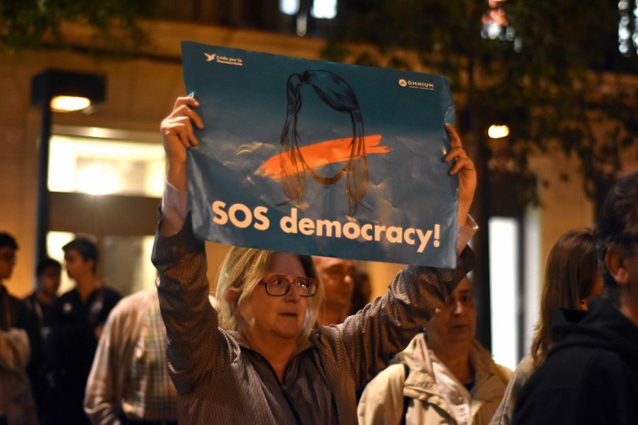 De democratie is in gevaar, niet alleen in Spanje, maar in heel Europa.