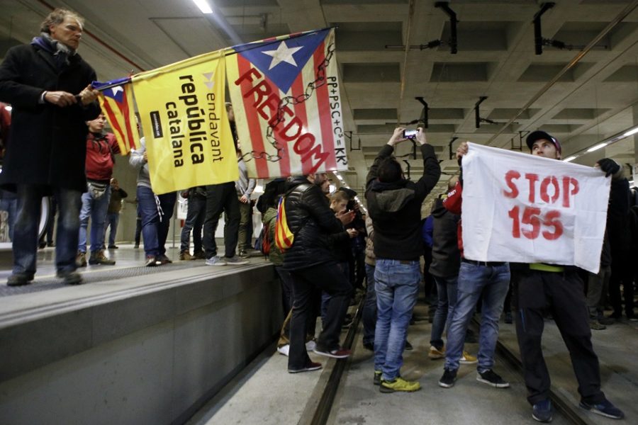 Machteloze staking in Catalonië