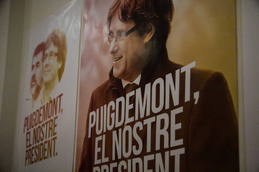 Verkiezingsaffiche van Carles Puigdemont