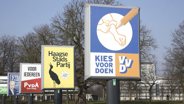 Lokale verkiezingen in Nederland.