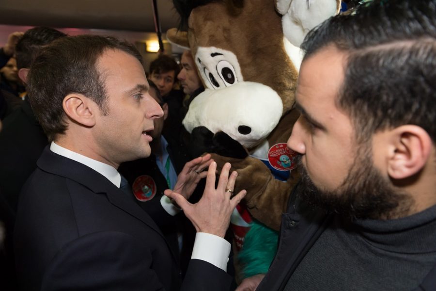 Emmanuel Macron en veiligheidsexpert Alexandre Benalla in betere tijden

Reporters / Abaca