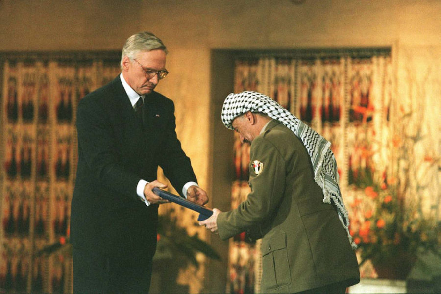 
Joodse Yasser Arafat Shimon Peres