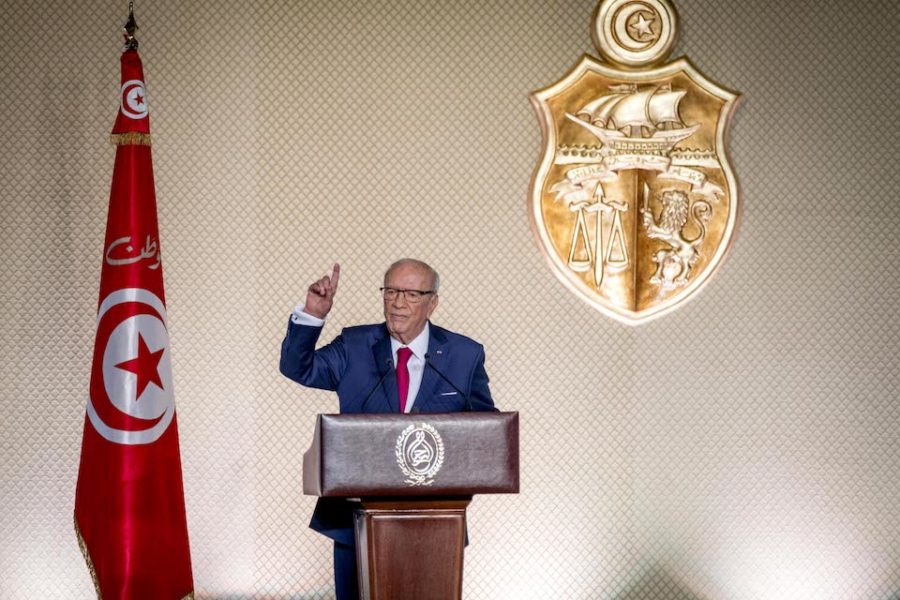 Tunesisch president Beji Caid Essebsi