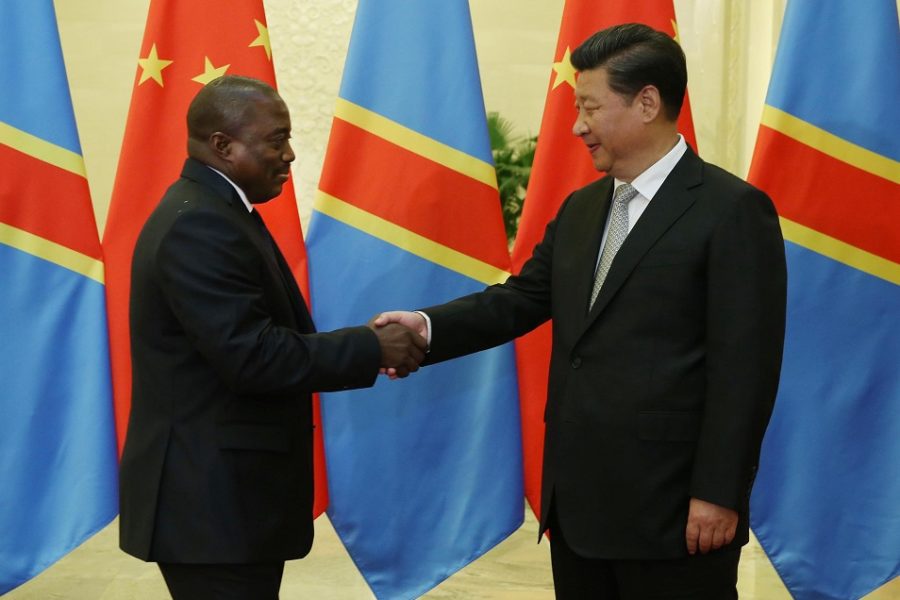 President Kabila ontmoet President Xi Jinping (2015)