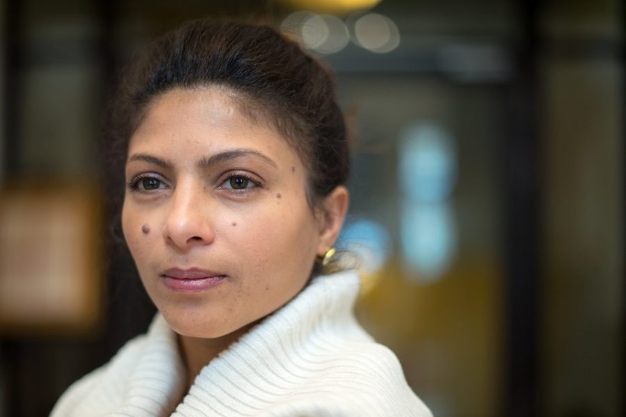 Ensaf Haidar, de vrouw van Raif Badawi