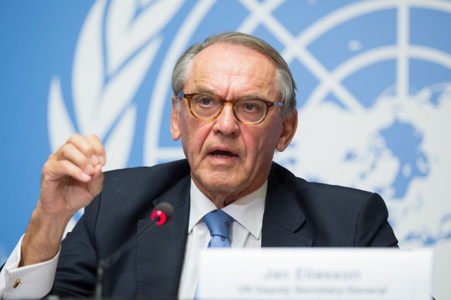 Jan Eliasson, diplomaat achter de ideologische visie op migratie in de VN.