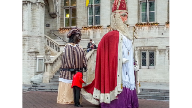 Sint en Piet in Sint Niklaas