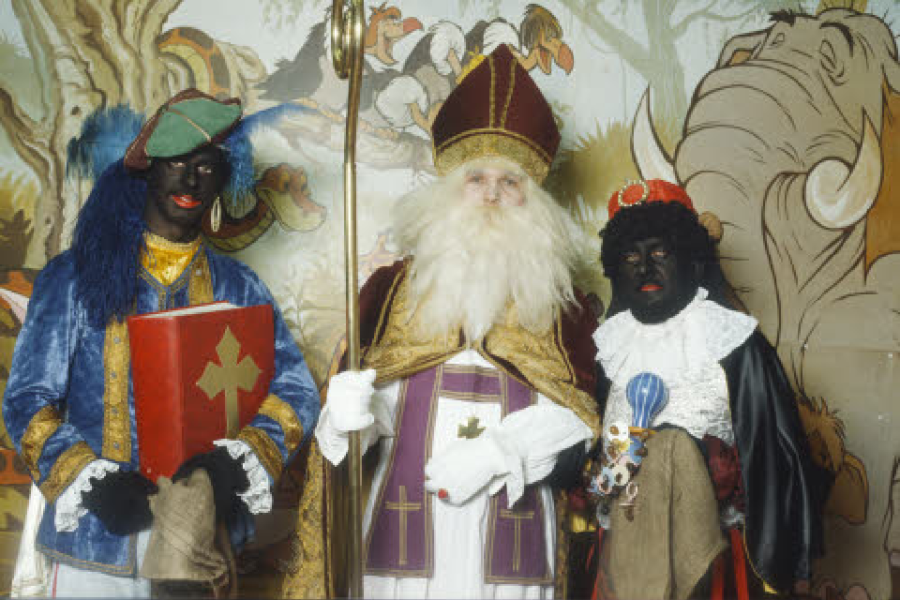 Sinterklaas in Antwerpen (hij was toen nog een paar jaar jonger)