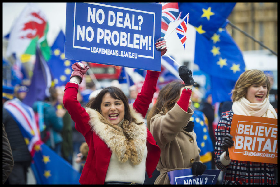 Brexit-betoging, 15 januari 2019 in Londen.