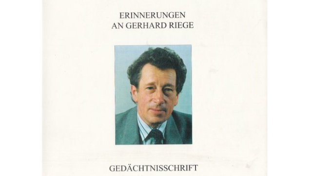 Gerhard Riege