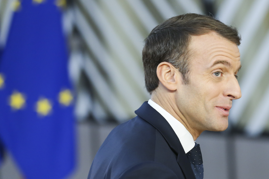 Emmanuel Macron. De Franse president wil de media voorschrijven hoe die moeten
berichten.