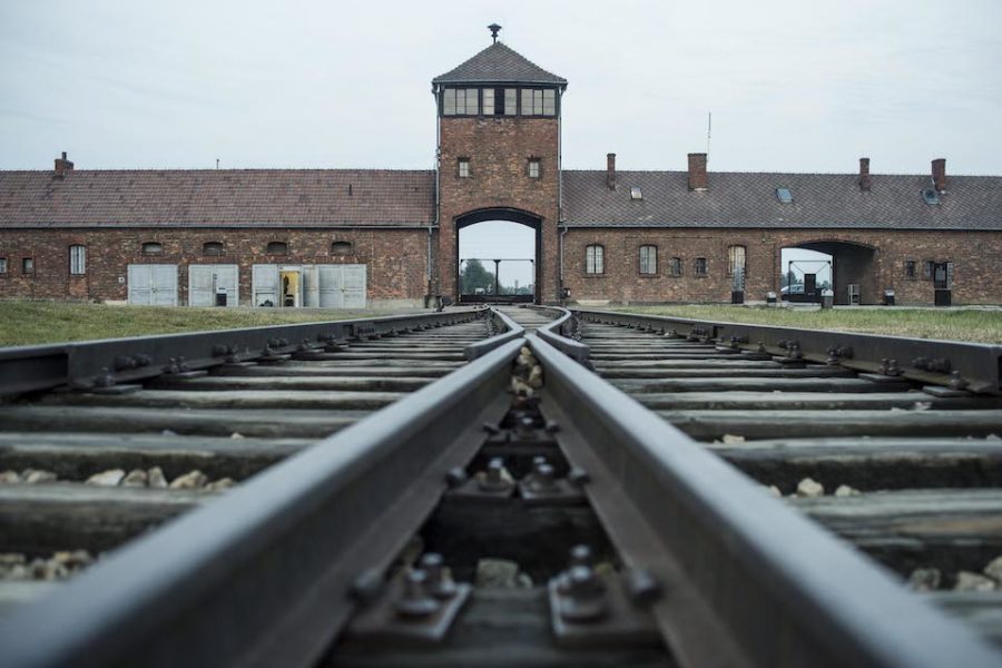 Het vernieitigingskamp Auschwitz.