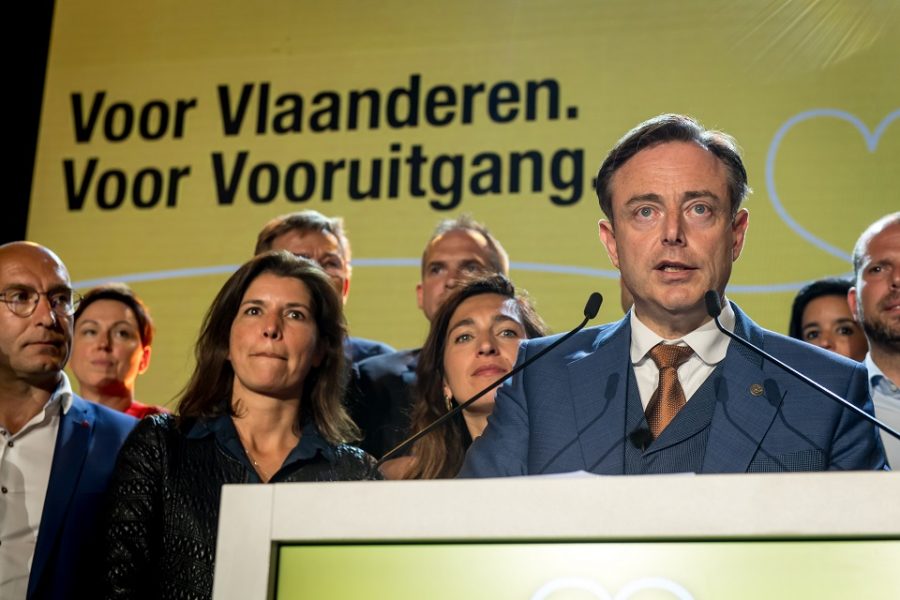 Bart De Wever op de verkiezingsavond, wie hoge verwachtingen creëert en die niet
kan inlossen, verliest.