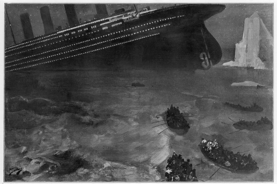 Zwalpt de Titanic verder?
