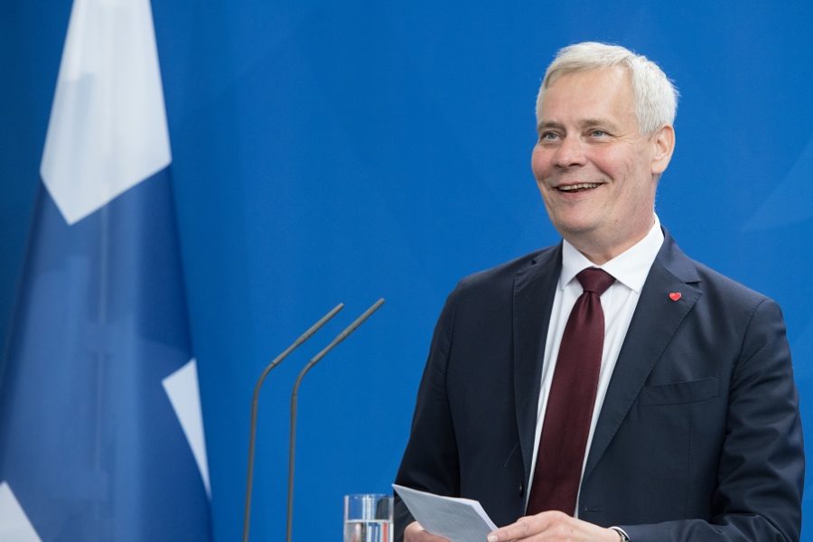 Fins Minister-President Antti Rinne, die de EU zal voorzitten de volgende zes
maanden