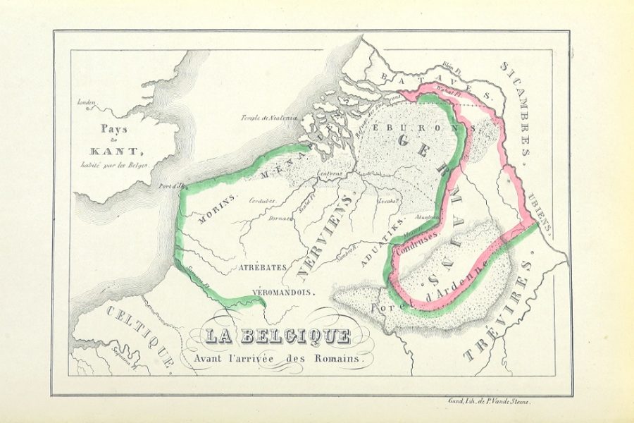 Prent uit ‘Histoire de la Belgique’ uit 1875.