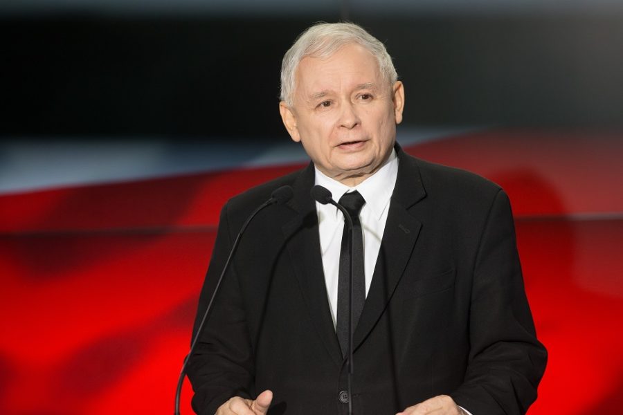 Jaroslaw Kaczynski, voorzitter van PiS