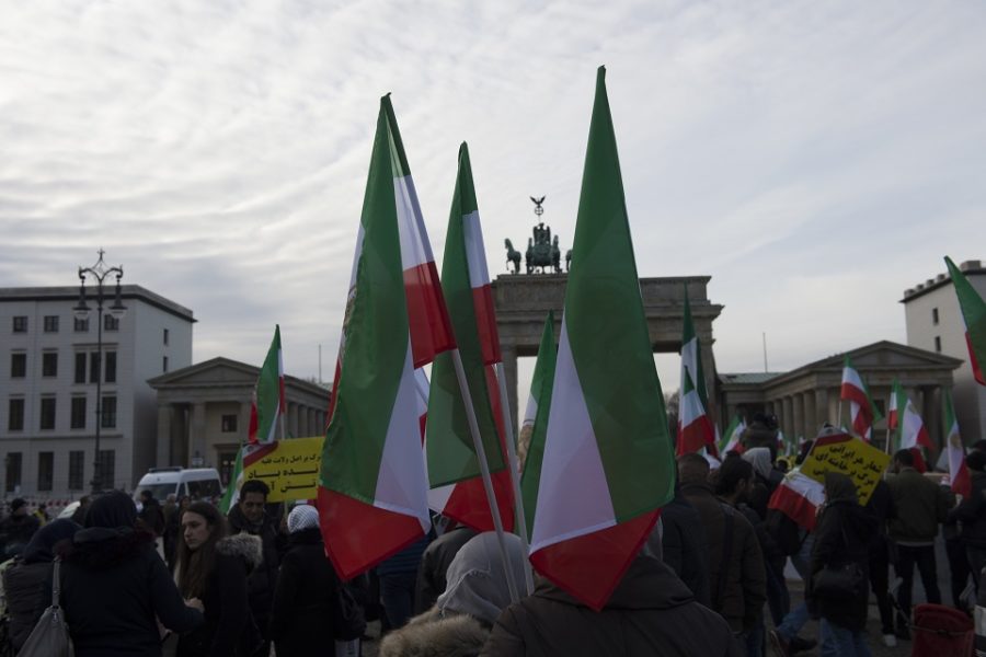 NCRI-protest in Berlijn