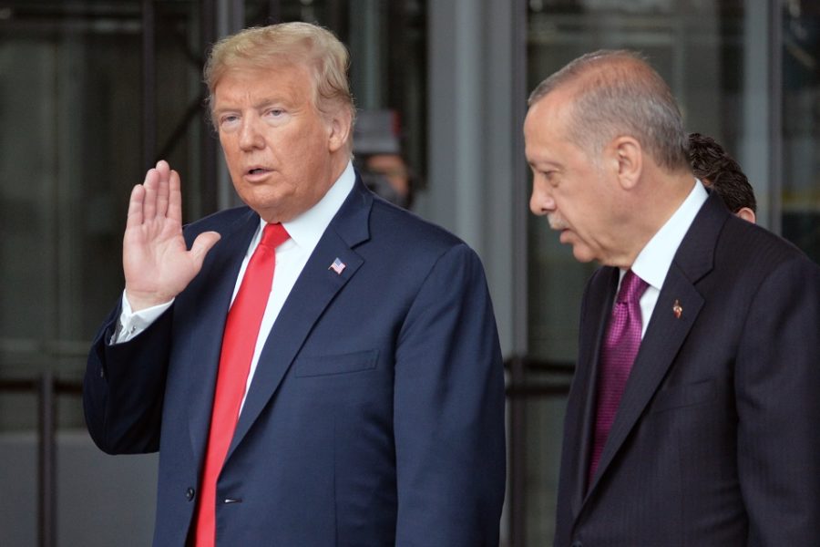 VS-President Donald Trump en Turks president Recep Tayyip Erdogan.