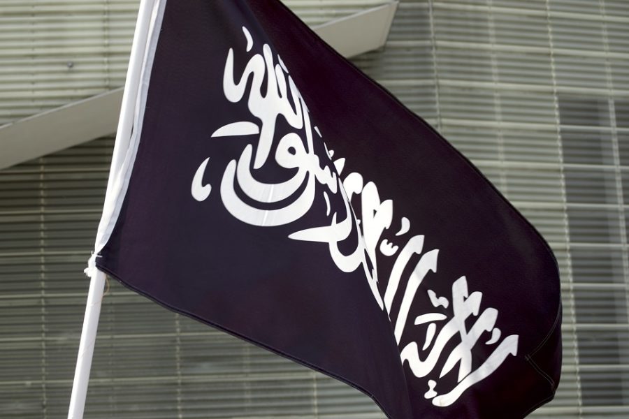 De jihadistische vlag.