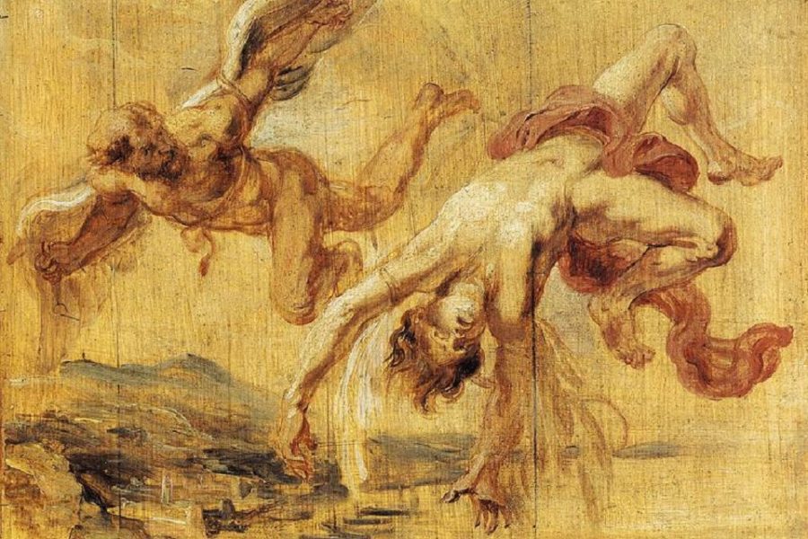 De Val van Icarus door Pieter Paul Rubens