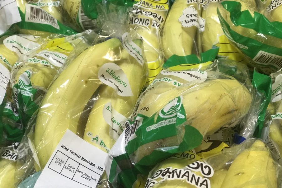 Allemaal bananen in pakjes, aldus onze Belgische waarneemster.