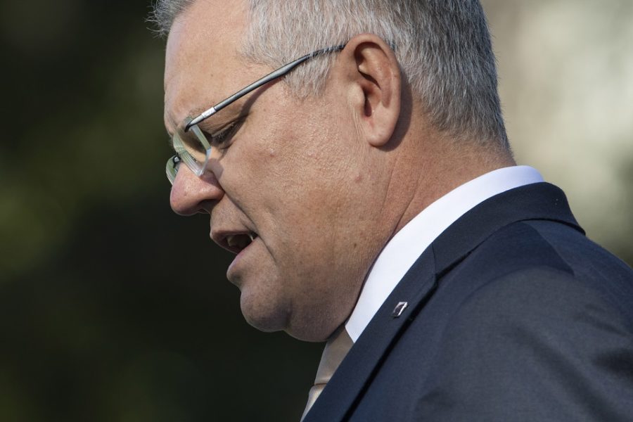 Scott Morrison, premier van Australië, stelde naar aanleiding van de bosbranden
in zijn land zijn visie op klimaatverandering bij.