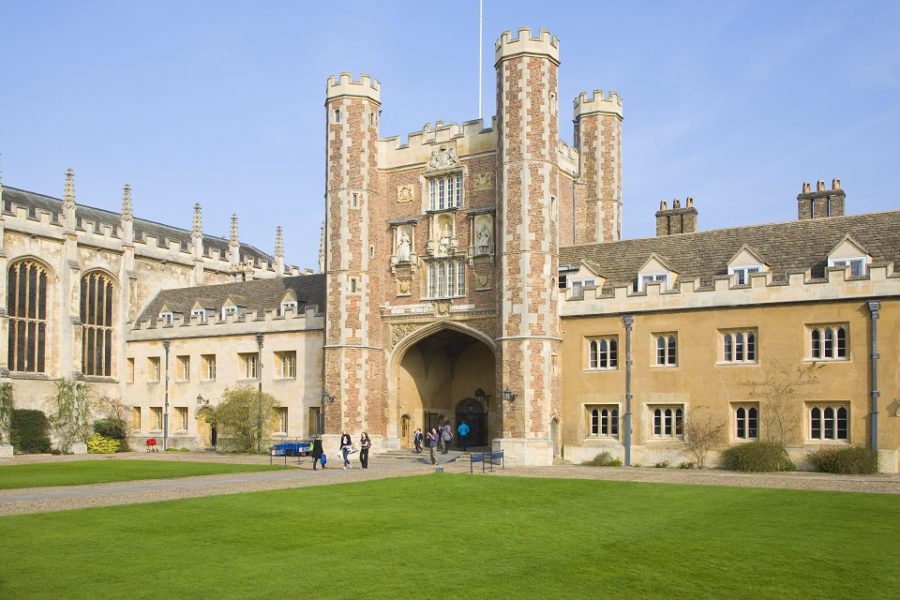 De ‘green’ van Trinity College Cambridge