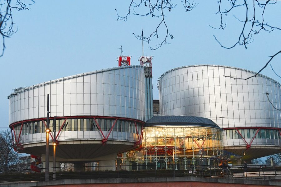 Het Europees Hof van de Rechten van de Mens in Straatsburg.