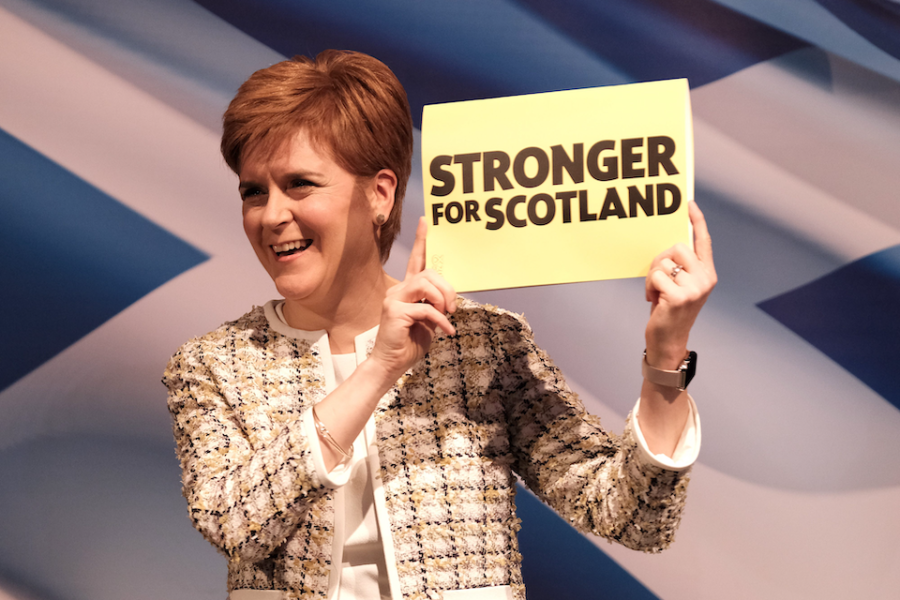 Schotse eerste minister Nicola Sturgeon droomt van een nieuw
onafhankelijkheidsreferendum.