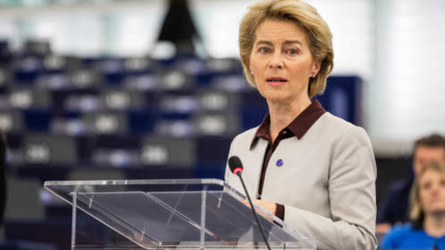 Ursula von der Leyen op de EU-top