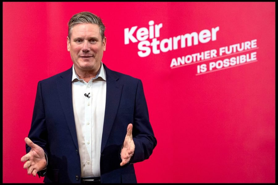 Sir Keir Starmer, de nieuwe leider van Labour. Een linkse bruggenbouwer met een
stropdas (nu ja, niet altijd).