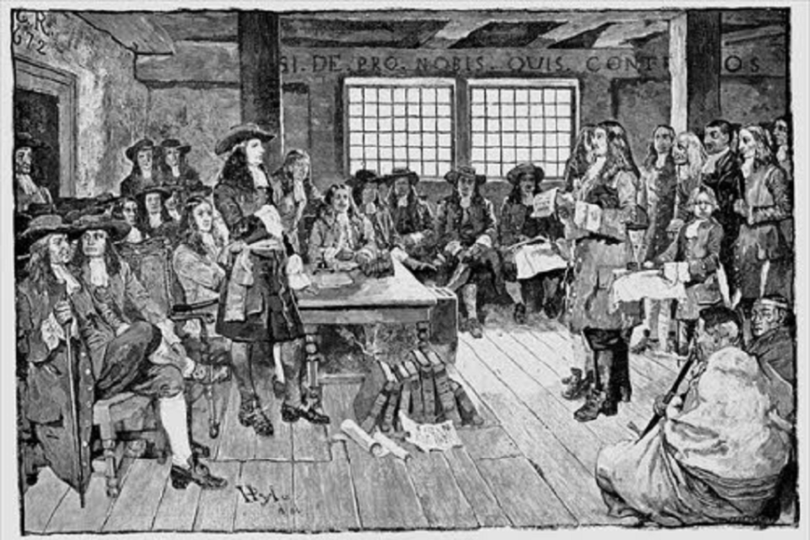 William Penn stichtte de staat Pennsylvania