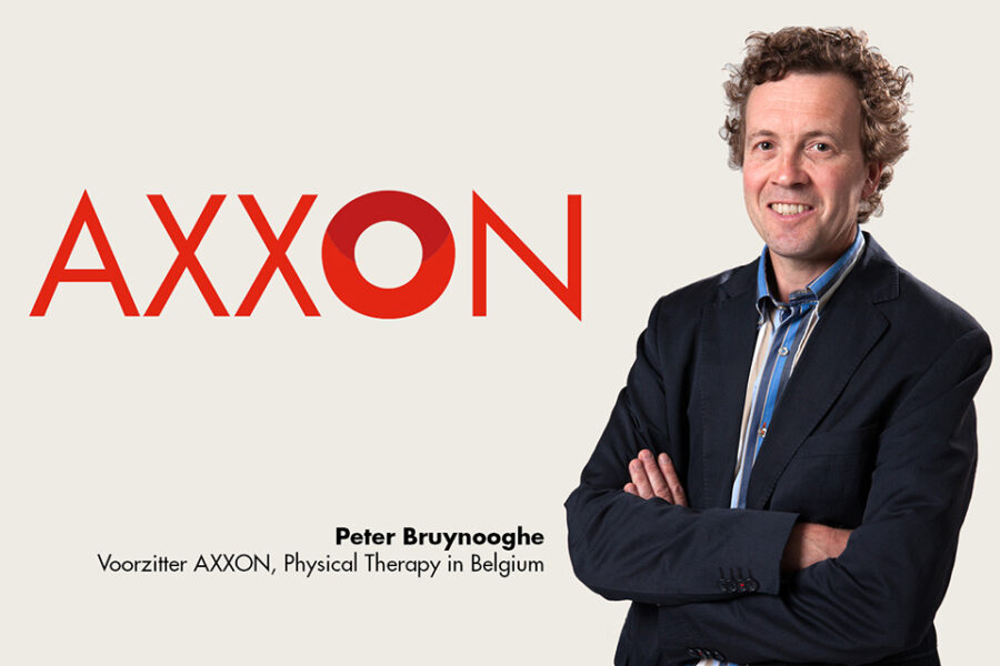 Peter Bruynooghe, voorzitter van de beroepsvereniging voor kinesitherapeuten
AXXON
