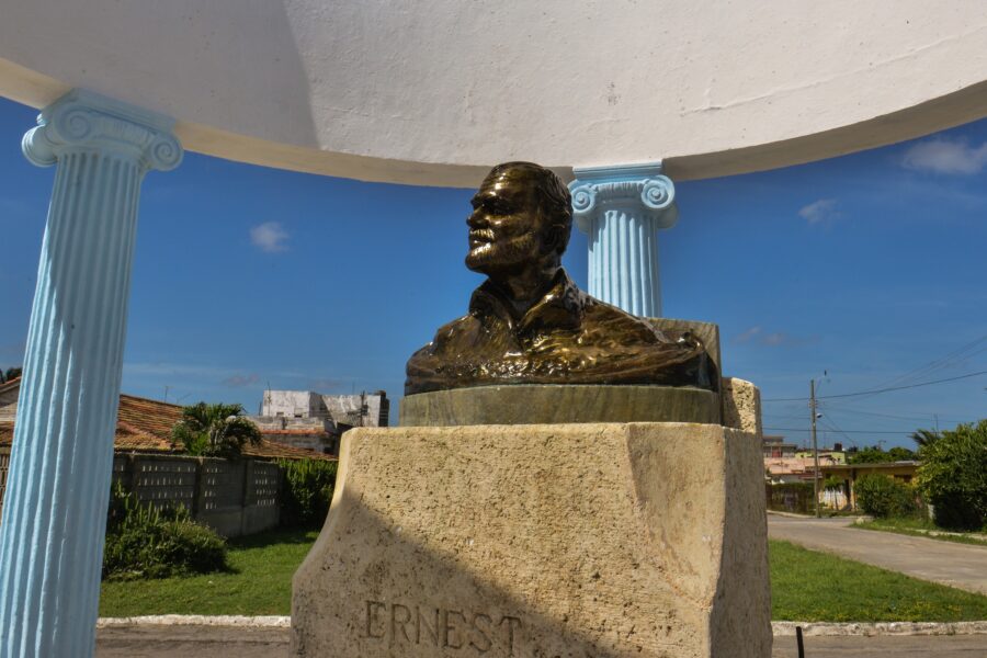 Het monument voor Hemingway in Havana