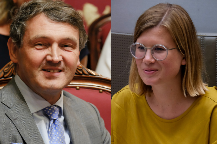 Karel Vanlouwe en Annabel Tavernier (beide N-VA): ‘Het gaat bergaf met het
respect voor de taalwetgeving in Brussel’
