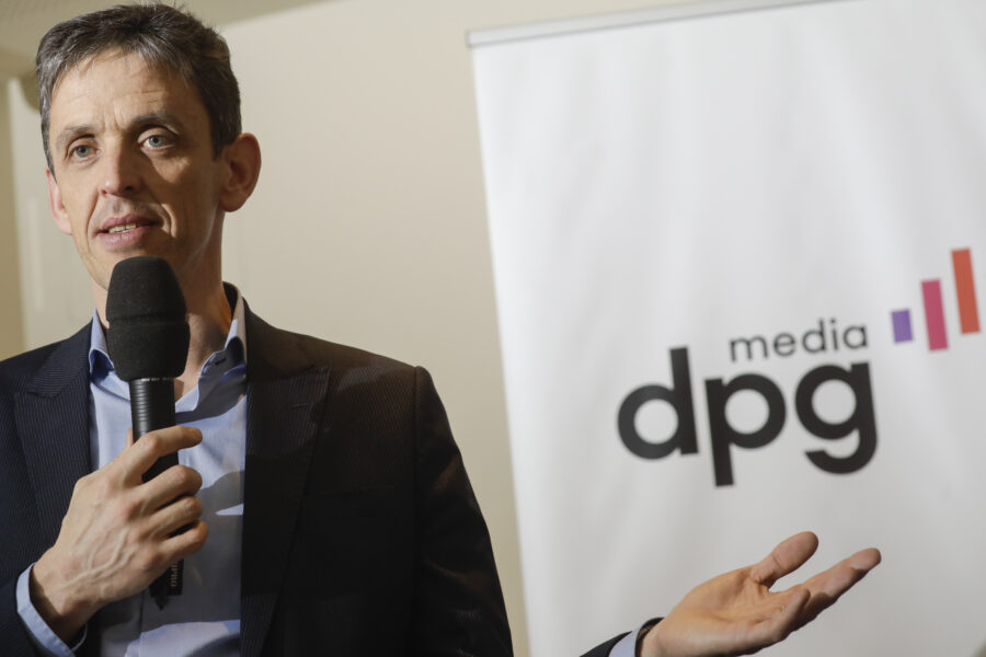 Kris Vervaet, de CEO van DGP Media