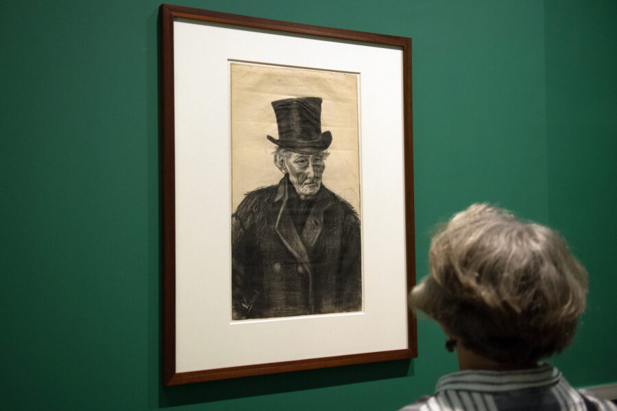 Van Gogh, ‘Oude man met hoge hoed’