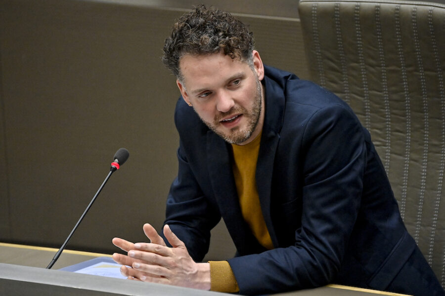Orry Van De Wauwer in het Vlaams parlement