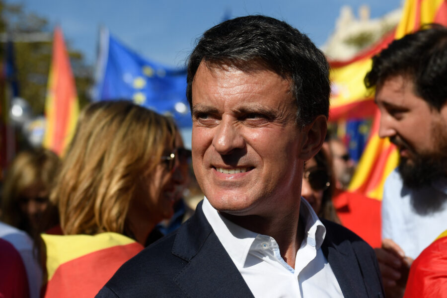 De gewezen socialistische eerste minister Manuel Valls