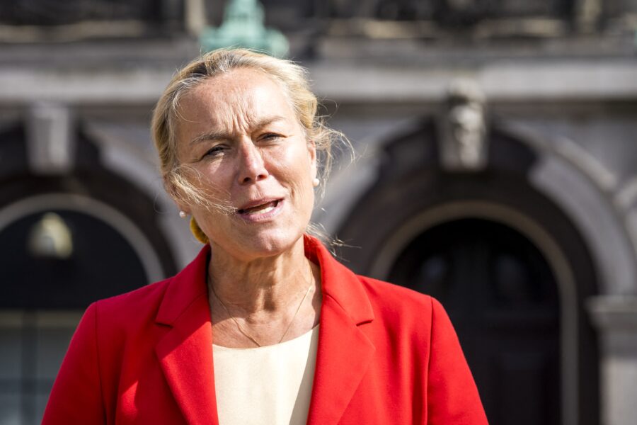 Partijvoorzitster Sigrid Kaag van D66
