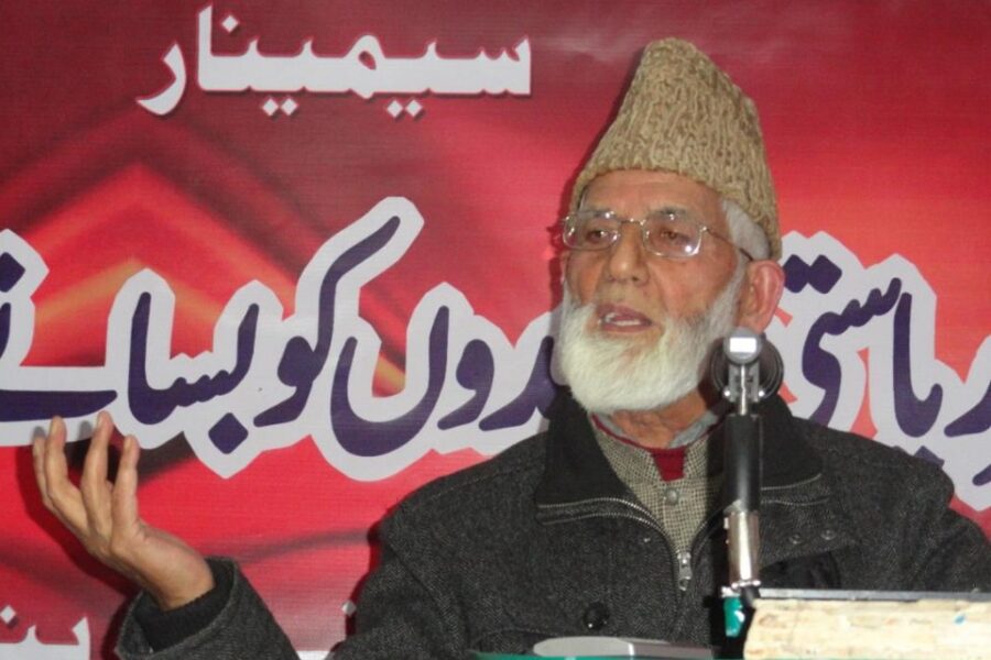 Syed Ali Geelani, separatistenleider in Kasjmir