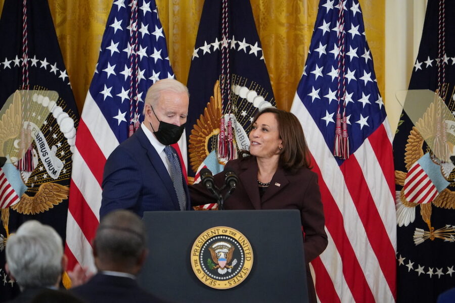 Het botert niet meer echt tussen Joe Biden en vicepresident Kamala Harris.