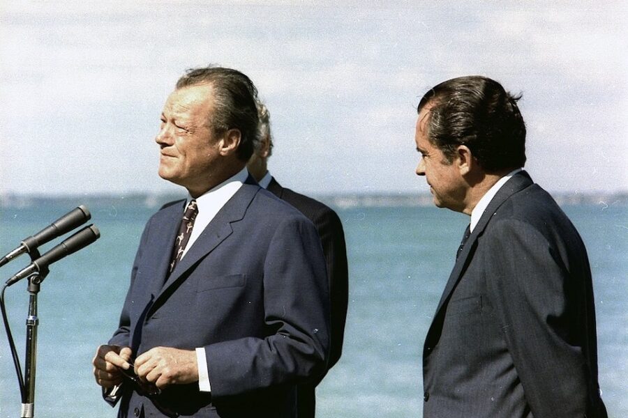 Willy Brandt, hier met Nixon in Florida in 1971