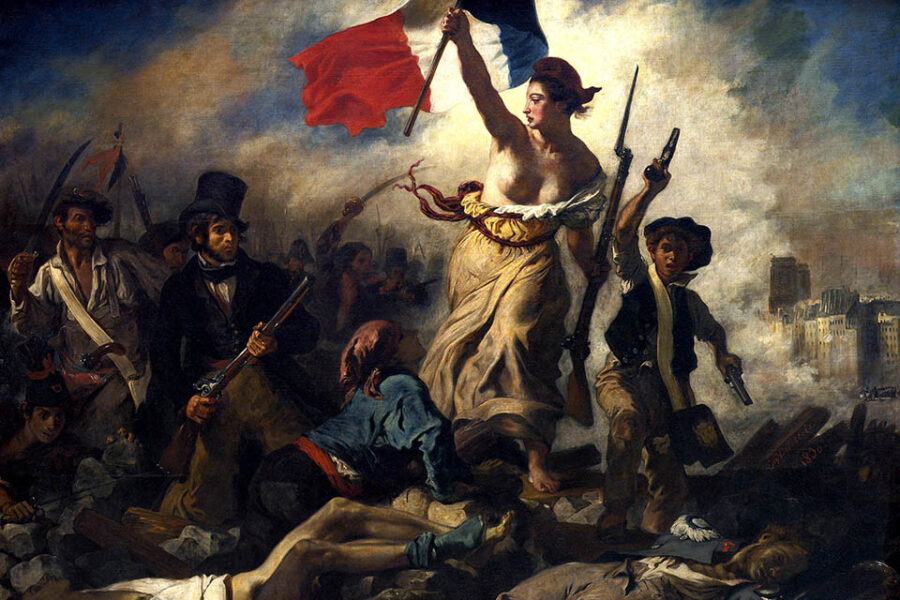 De vrijheid leidt het volk (Eugène Delacroix)