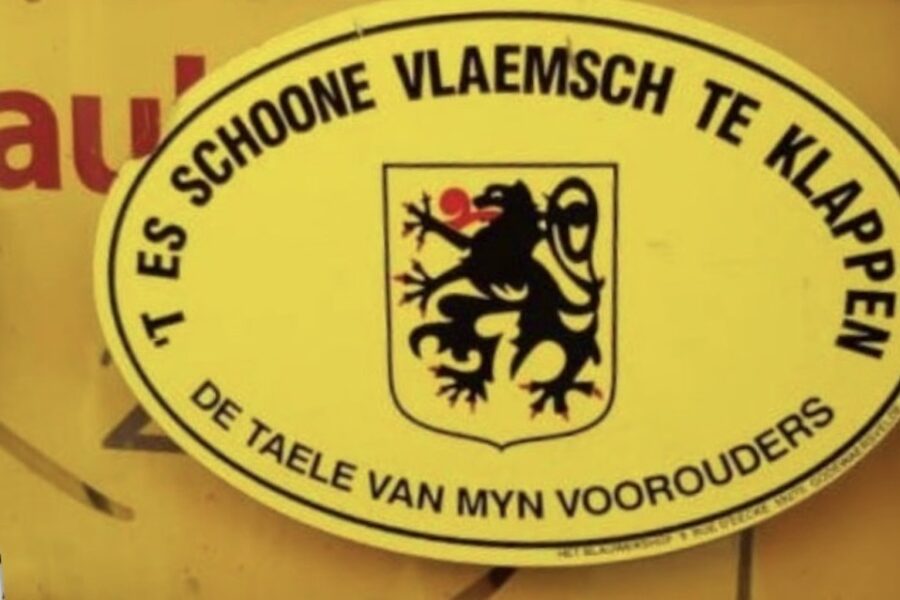 Sticker in Frans-Vlaanderen
