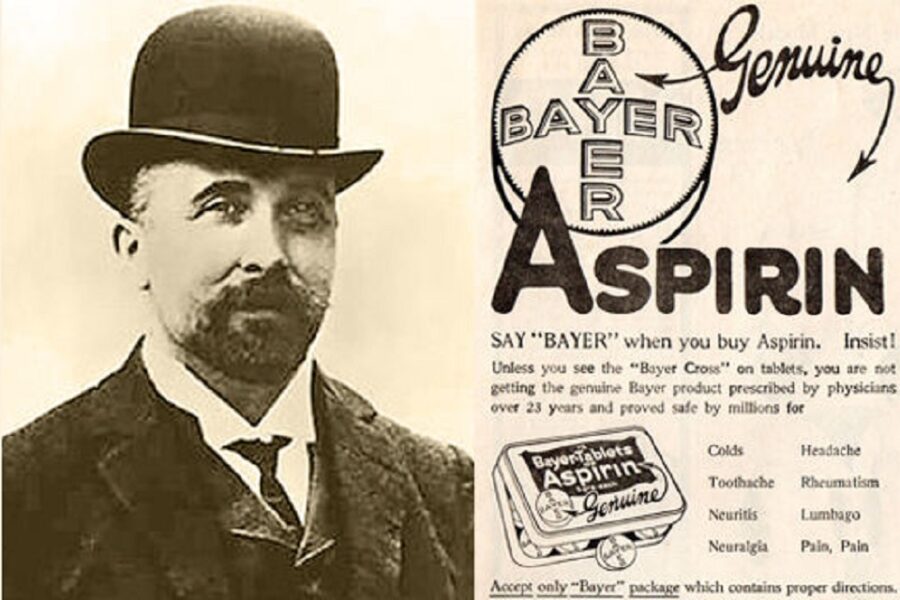 Felix Hoffmann (1868-1946), de uitvinder van aspirine.