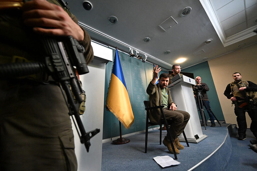 President Volodymir Zelensky van Oekraïne.